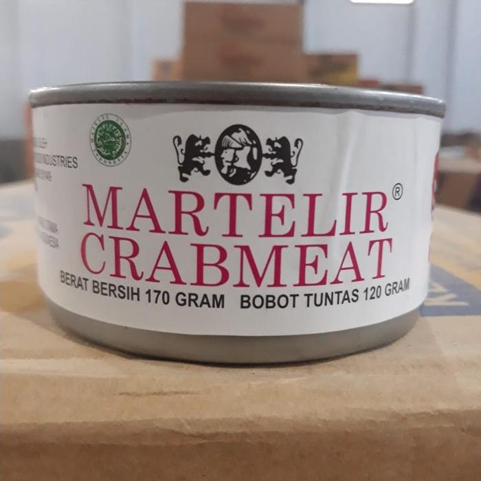 Gambar MARTELIR Crab Meat 170 gr / Daging Kepiting dalam kaleng dari Arofood undefined Tokopedia