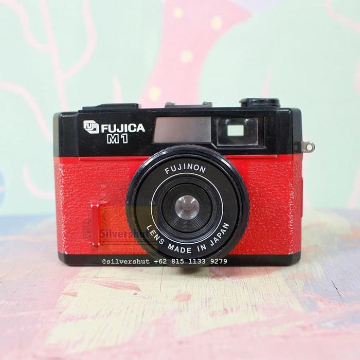 Gambar kamera analog jadul Fujica M1 Merah masih pakai roll film dari warung mas bowo undefined Tokopedia