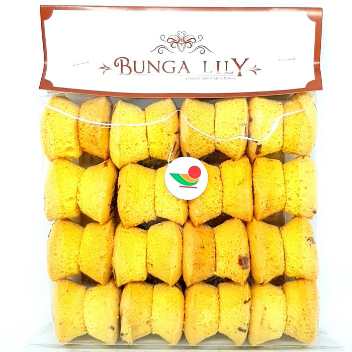 Gambar BUNGA LILY BOLU SPECIAL THE RIBBON 90gr | KUE KERING CAMILAN SURABAYA dari Toko Mitra Sidoarjo undefined Tokopedia