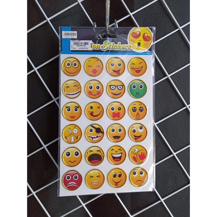 Gambar stiker emoticon karakter lucu / stiker emoji lucu isi 21 karakter - KARAKTER 1 dari Toko Princess Accessories undefined Tokopedia