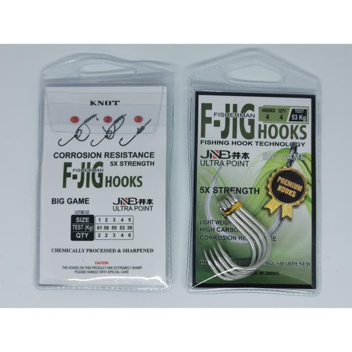 Jual HOOK JNB F-JIG #SIZE – [MATA PANCING LAUT KUAT MURAH