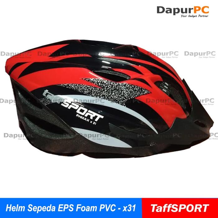 Gambar Helm Sepeda EPS Foam PVC Shell X31 dari dapurpc undefined Tokopedia