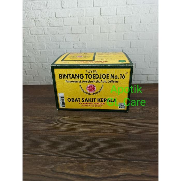Gambar Puyer Bintang toedjoe 7 No 16-obat sakit kepala dari Apotik GL Care undefined Tokopedia