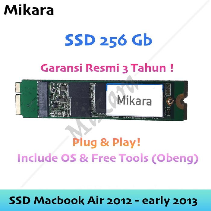 Gambar SSD Macbook Air 2012 - Early 2013 A1465 A1466 Plug n Play 256 Gb dari Mikara88 undefined Tokopedia