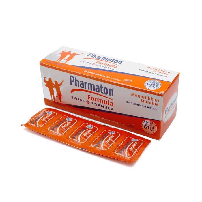 Gambar PHARMATON FORMULA Kemasan Strip isi 5 Kapsul dari Alex Herbal Shop undefined Tokopedia