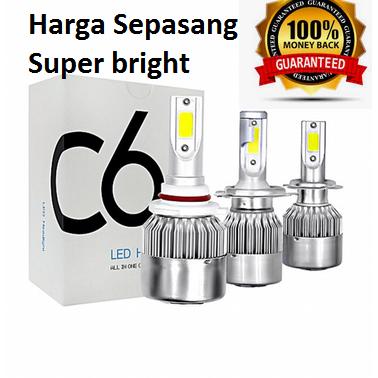 Gambar LAMPU LED MOBIL C6 H11 HB3 HB4 H7 ISI 2PC - H11 dari Emperor Raja Biled undefined Tokopedia