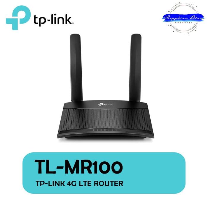 Jual Tp Link Tl Mr100 300mbps 4g Lte Wireless Router Tplink Mr100 Wifi N300 Kota Surabaya Sapphire Blue Comp Tokopedia