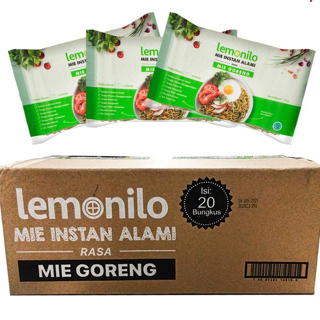 Gambar mie instant dus sehat mie goreng Lemonilo (1 dus@20 packs) dari Winion undefined Tokopedia