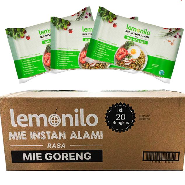 Gambar Mi instant dus sehat mi goreng lemonilo (1 dus@20 packs) menu sahur dari Winion undefined Tokopedia