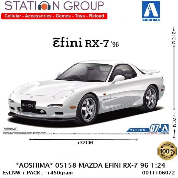 Gambar AOSHIMA 05158 MAZDA EFINI RX-7 96 '07 1-24 20 - MODEL KIT dari Station Group 2 undefined Tokopedia
