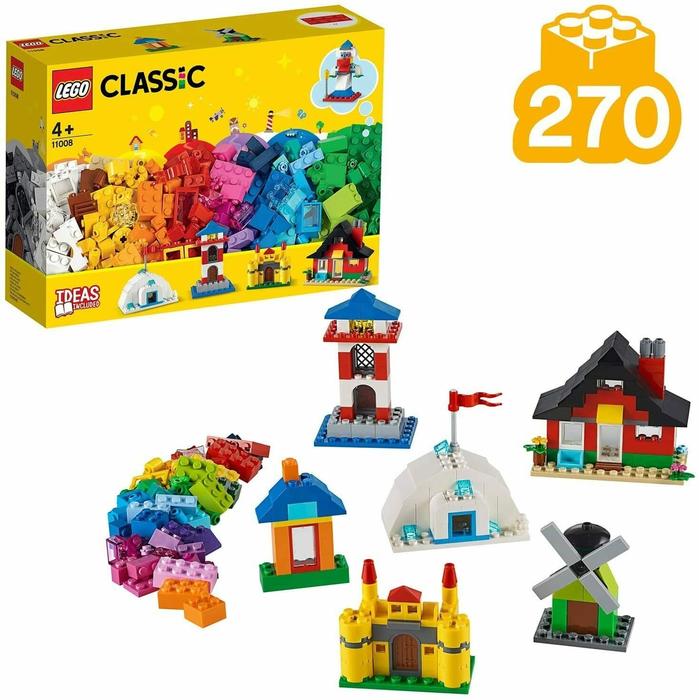 Gambar LEGO Classic-11008 Bricks and Houses Set Building Kid Toy Basic Castle dari Double Di Store undefined Tokopedia