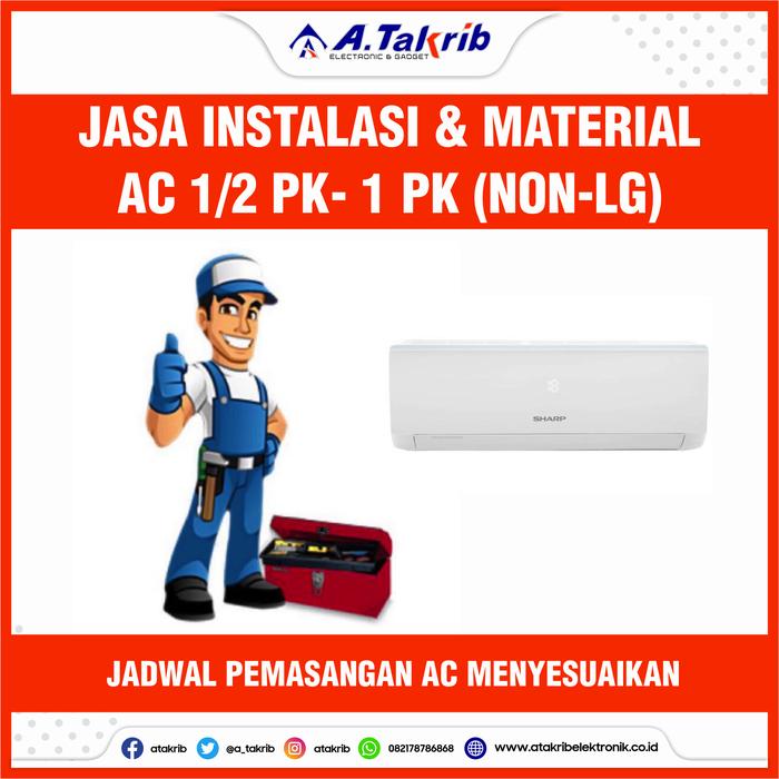 Jual Jasa Pasang Ac 0 5 1 Pk Dan Perlengkapan Kab Sleman Atakrib Elektronik Jogja Tokopedia 