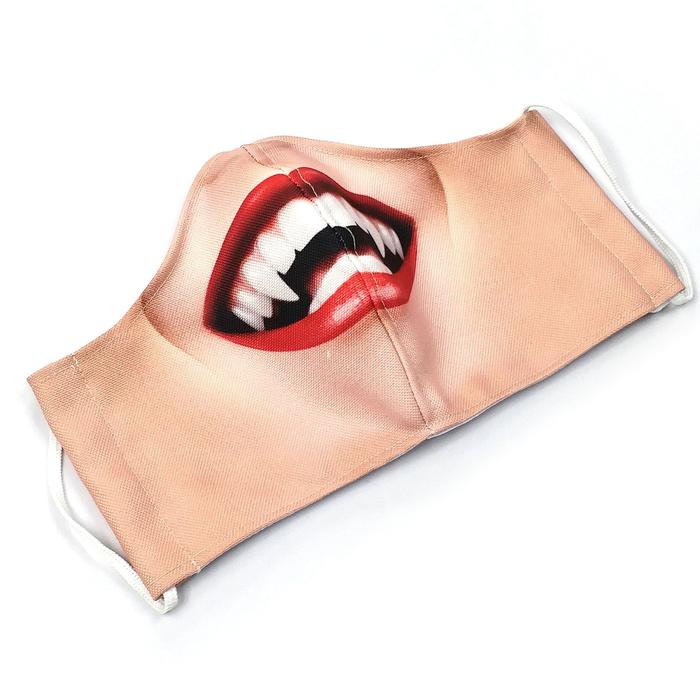 Gambar Masker Kain Rangkap Anti Droplet Vampir Dracula dari Kado Kocak undefined Tokopedia