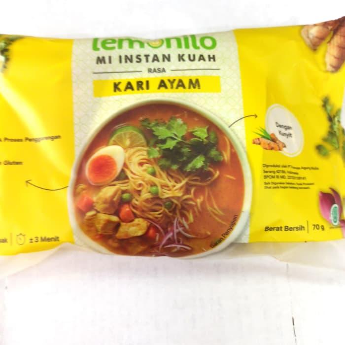 Gambar Mie Sehat Organik Lemonilo Mie Instan Kuah Rasa Kari Ayam 77gr dari COSMETIMART.ID undefined Tokopedia
