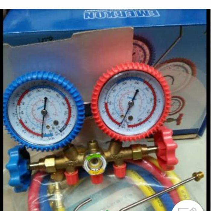 Gambar manifold R22 /R134/R12 /R404 |Hand Tools AC Untuk Pemasangan Baru dari Sunnybeach undefined Tokopedia