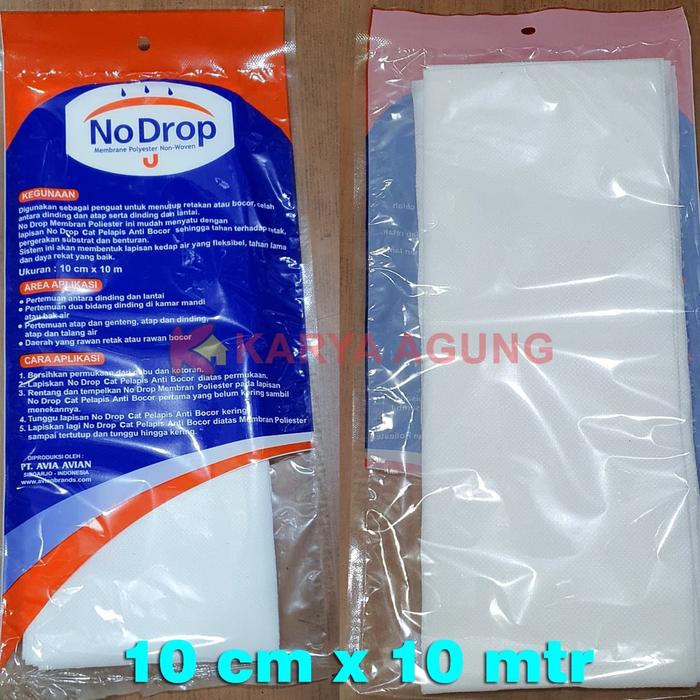 Gambar Serat Fiber Membran Poliester Tisue Anti Bocor NO DROP 10cm x 10 meter dari Karya Agung Sulawesi undefined Tokopedia