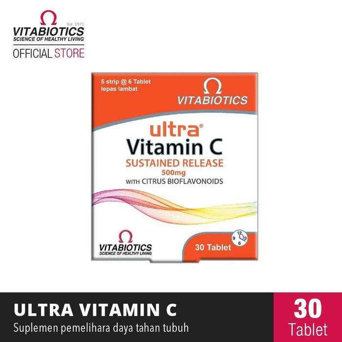 Gambar Vitabiotics Ultra Vitamin C Meningkatkan Kekebalan Tubuh - Isi 30 dari Keep Smile Baby undefined Tokopedia