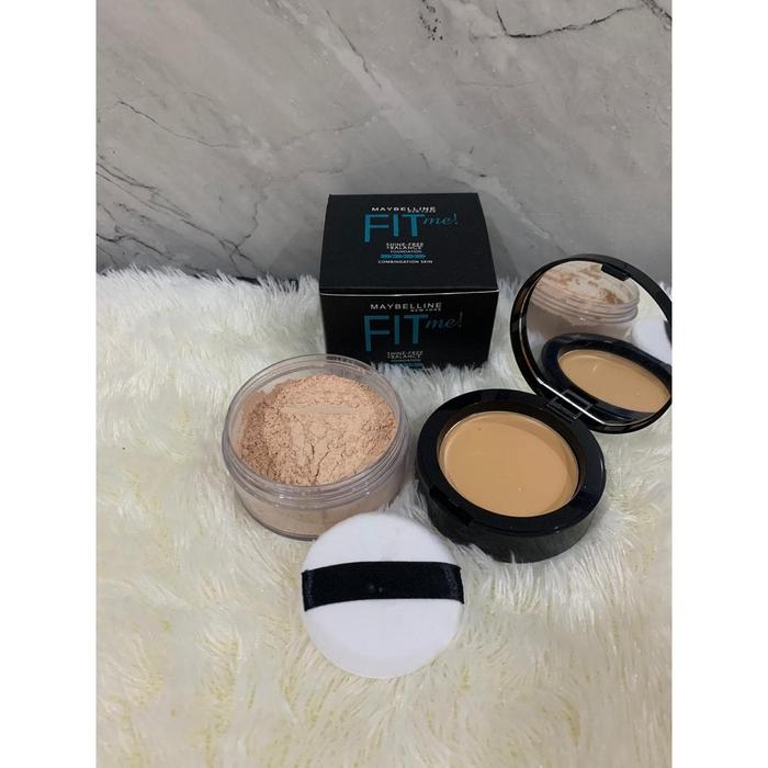 Jual Bedak Tabur Maybelline Fit Me 2in1 Padat Tabur Jakarta Barat Instyleshop Tokopedia