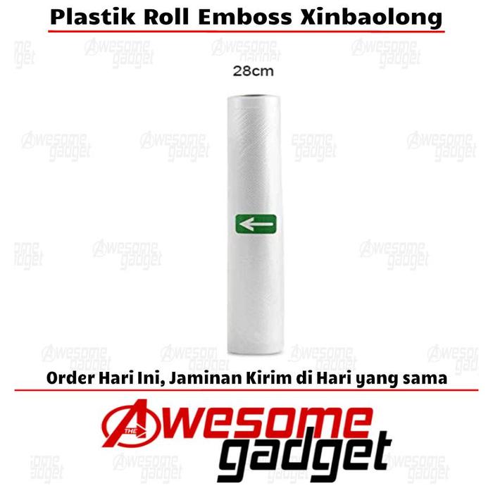 Gambar Plastic Vacuum Sealer Xinbaolong Plastik Emboss Roll Freshpackpro - 28x500cm dari theawesomegadget undefined Tokopedia