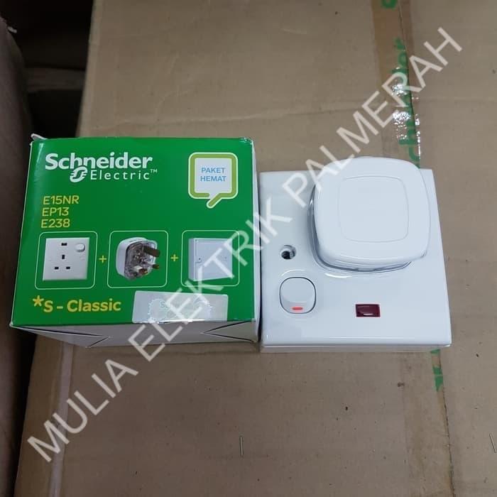 Gambar STOP KONTAK AC CLIPSAL CLASSIC SCHNEIDER dari Mulia Elektrik Pal undefined Tokopedia