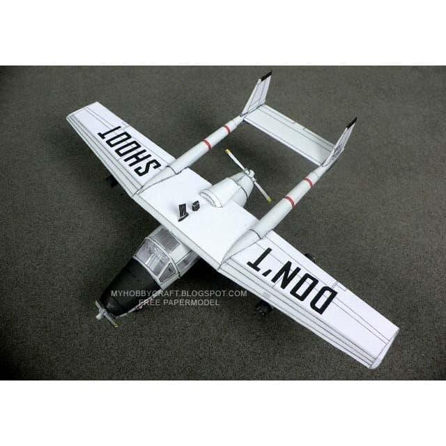 Gambar DIY papercraft-Cessna O-2 Skymaster 1:48 dari Paperhobby undefined Tokopedia
