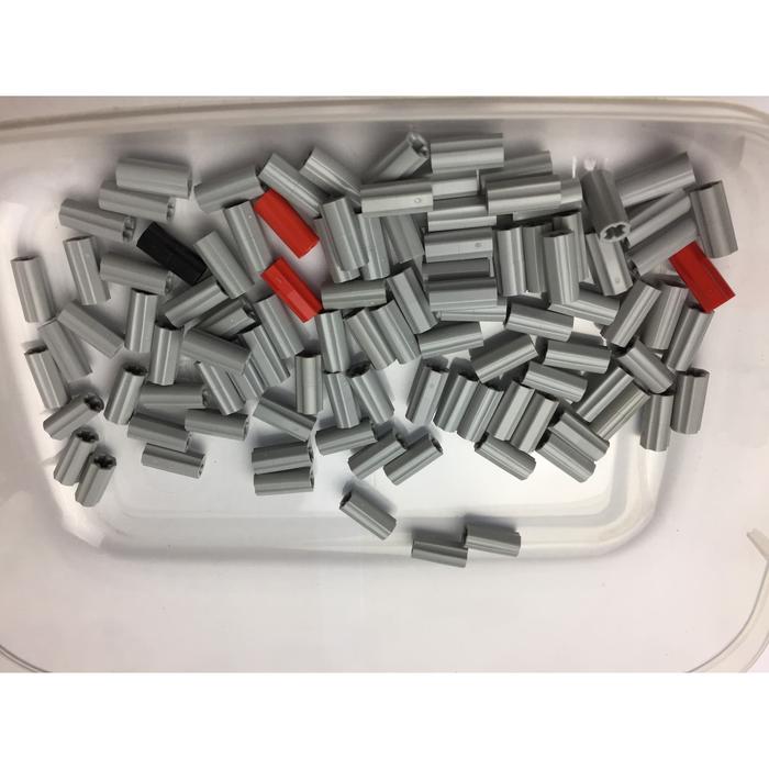 Gambar lego part Technic,Axle Connector 2L (Smooth with x Hole + Orientation) - Cokelat dari Bricks Dan Shop undefined Tokopedia