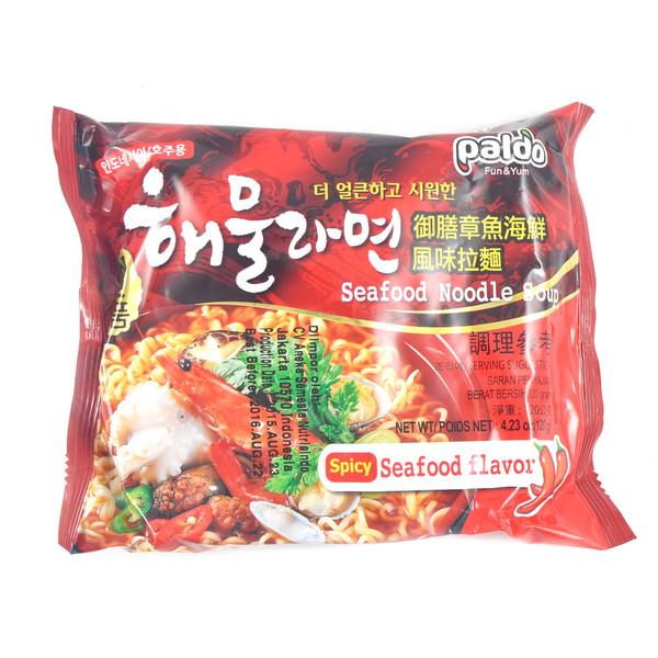 Gambar PALDO Spicy SeaFood Soup Noodle 120gr - Mie Kuah Pedas Instant Korea dari sekaiimart undefined Tokopedia