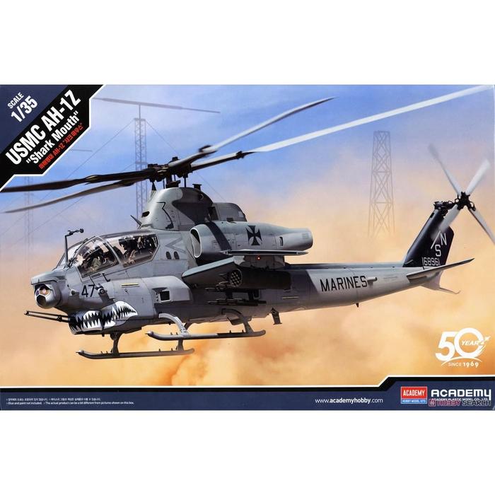 Gambar Helicopter USMC AH-1Z viper Shark Mouth 1/35 model kit academy dari Chia Hobby Shop undefined Tokopedia