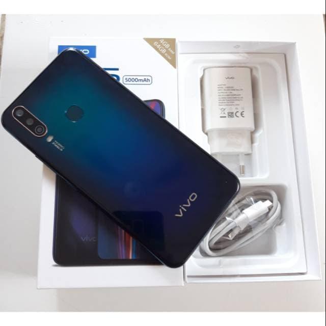 Jual Vivo Y15 4 64gb Second Fullset Mulus Biru Kab Lumajang Islamia Celluler Tokopedia