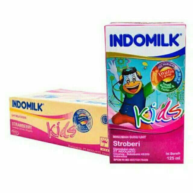 Gambar Indomilk Kids Susu 40 pcs x 115 ml - Strawberi dari MUGHNI RIAU MART undefined Tokopedia