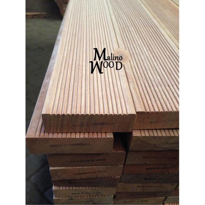 Gambar Decking kayu kempas 180-390 cm free ongkir jawa - 210 dari Malino wood undefined Tokopedia