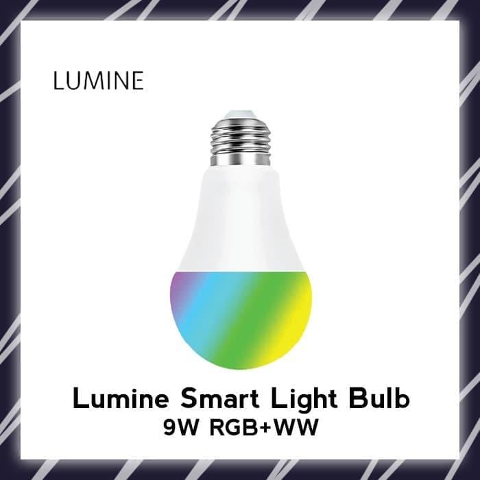 Gambar LUMINE Smart Light Bulb 9W RGB+WW WiFi Wireless IoT not bardi dari Gunung Hijau undefined Tokopedia