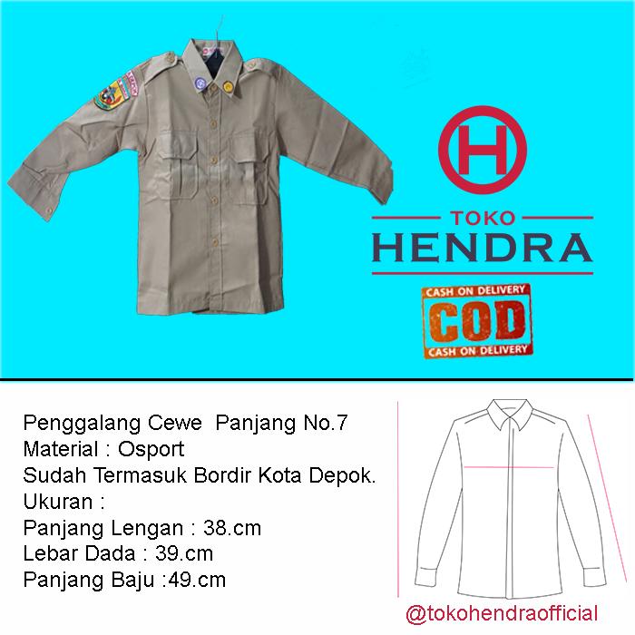Gambar Baju Pramuka Penggalang Tangan Panjang Cewe - 7 dari tokohendraofficial undefined Tokopedia