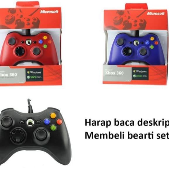 Gambar MICROSOFT 360 WIRED CONTROLLER TW/STICK XBOX 360 KABEL TW-HITAM PROMO - Hitam dari Turtle Games & Toy Shop undefined Tokopedia