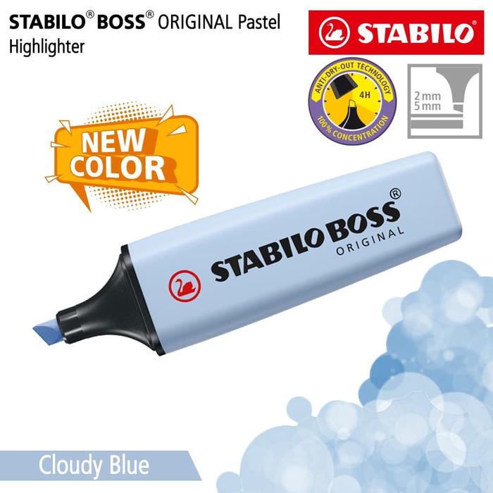 Gambar STABILO BOSS PASTEL Cloudy Blue / Highlighter Warna Biru Langit dari STABILO INDONESIA undefined Tokopedia
