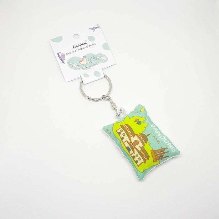 Gambar Bandung Keychain/Key Holder by Lestari dari LestariPostcard undefined Tokopedia