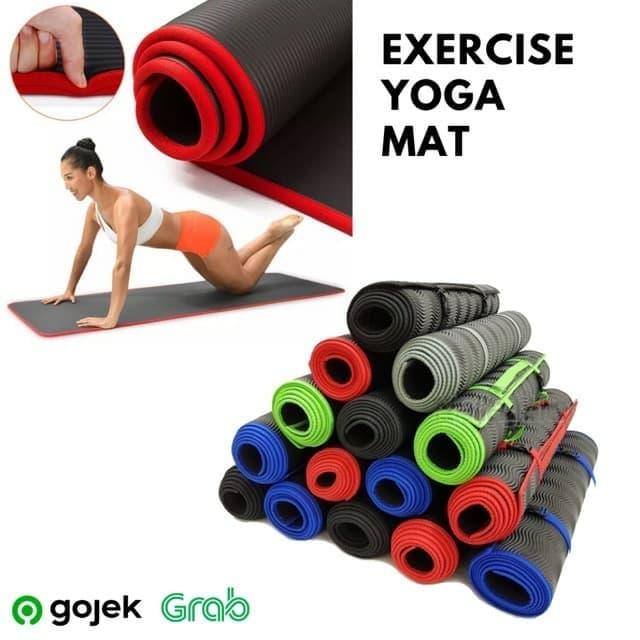 Gambar matras camping / yoga mat / alas tidur / matras untuk senam gym fitnes dari Anythingsforyou undefined Tokopedia