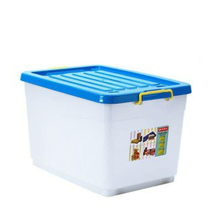 Gambar Lion Star WAGON Container Box Kotak Serbaguna Kontainer Storage - 100 Liter VC 20 dari QuinGo undefined Tokopedia