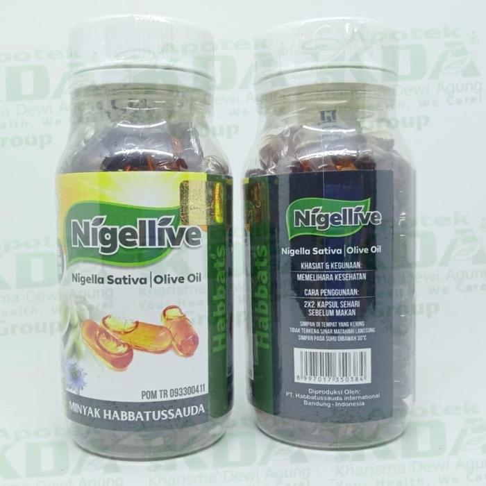 Gambar NIGELLIVE PLUS (MINYAK ZAITUN) ISI 100 KAPSUL dari Apotek KDA Jambi undefined Tokopedia