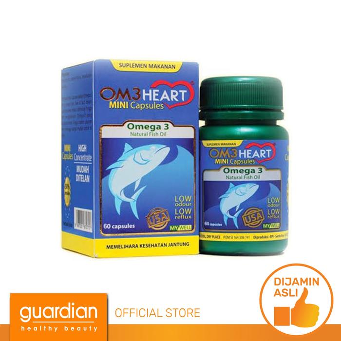 Gambar Om3 Heart Omega 3 60 Kapsul dari Guardian Official Store undefined Tokopedia