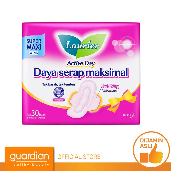 Gambar Laurier Super Maxi Wing 30 Pcs dari Guardian Official Store undefined Tokopedia
