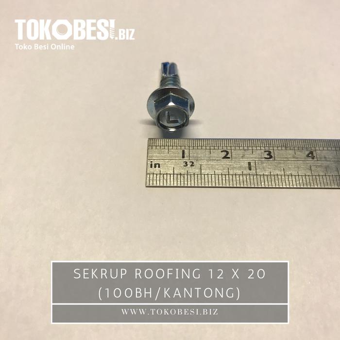 Gambar Sekrup Roofing SDS 12x20 (u/ C) (100buah) dari Teguh tokobesi undefined Tokopedia