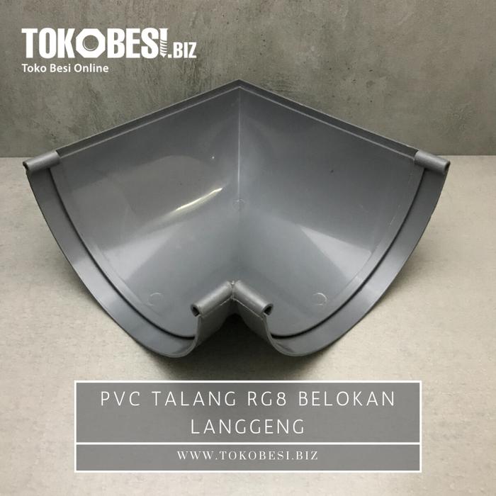 Gambar PVC Talang air RG8 belokan Langgeng dari Teguh tokobesi undefined Tokopedia