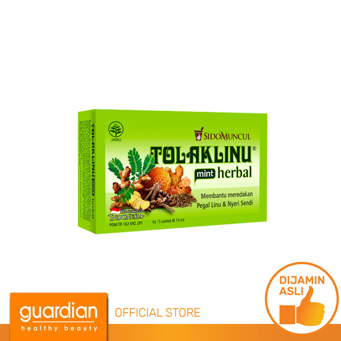 Gambar Sido Muncul Tolak Linu Mint Herbal 5S dari Guardian Official Store undefined Tokopedia