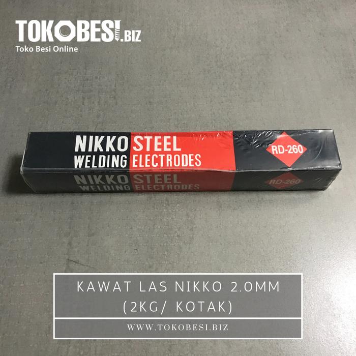 Gambar Kawat las nikko rd-26 2.0mm (2kg/kotak) dari Teguh tokobesi undefined Tokopedia