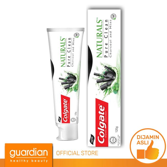 Gambar Colgate Tooth Paste Naturals Charcoal & Mint 120 G dari Guardian Official Store undefined Tokopedia