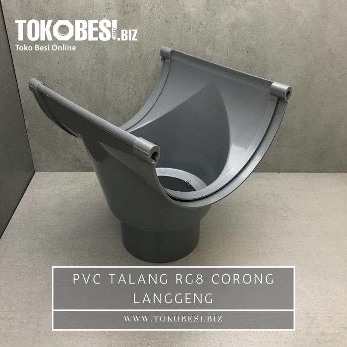 Gambar PVC Talang air RG8 corong Langgeng dari Teguh tokobesi undefined Tokopedia