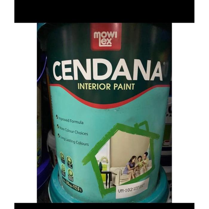 Gambar Mowilex Cendana Cat Tembok Interior 5kg - 102 Super White dari TOKO CAT COLOUR SOLUTION undefined Tokopedia