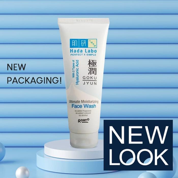 hada labo moisturizer face wash