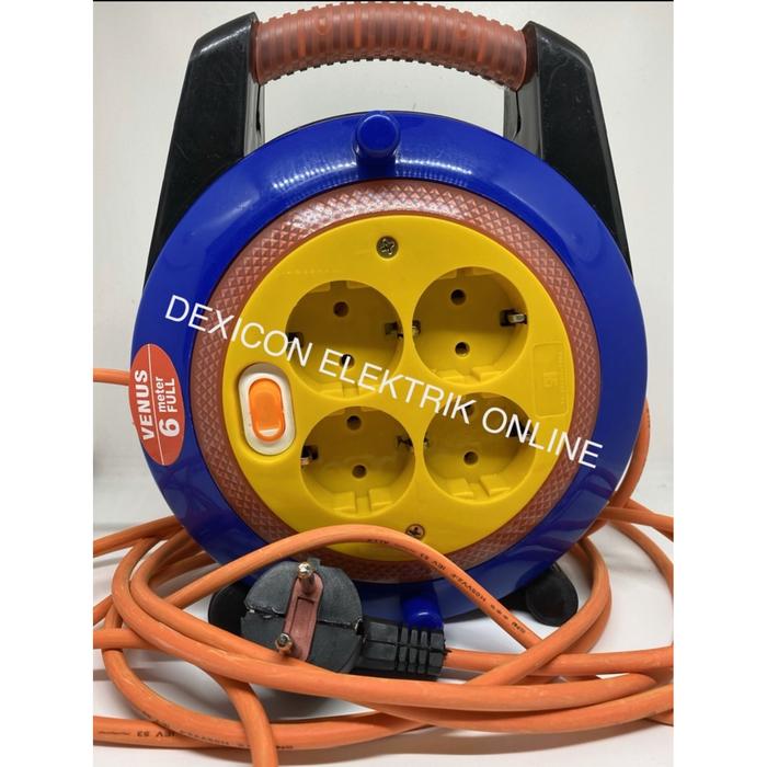 Gambar Kabel roll/ kabel gulungan/roll kabel/kabel box/colokan listrik murah - KABEL 6 METER dari Dexicon Elektrik Online undefined Tokopedia